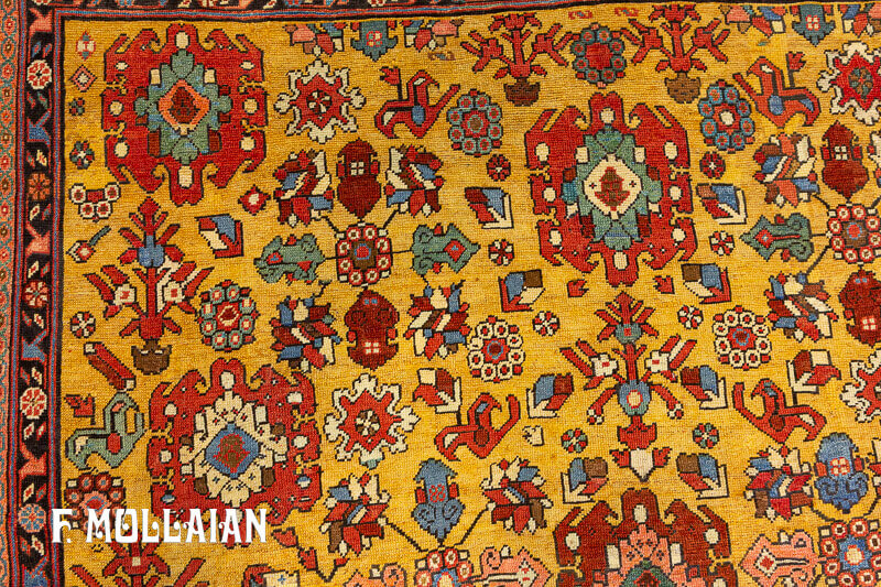 Antique Persian Bakshaish Kalleh Carpet n°:89047414